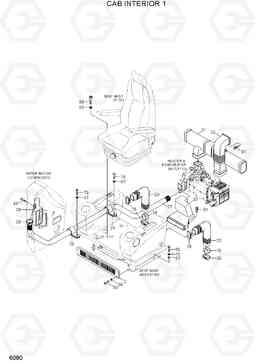 6080 CAB INTERIOR 1 R450LC-7, Hyundai