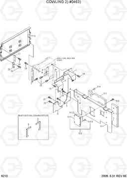 6210 COWLING 2(-#0463) R450LC-7, Hyundai