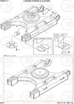 6410 LOWER FRAME & COVER R450LC-7, Hyundai