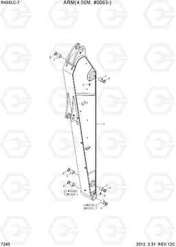 7240 ARM(4.50M, #0063-) R450LC-7, Hyundai