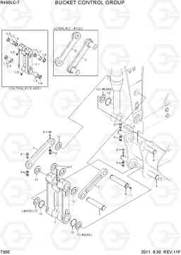 7300 BUCKET CONTROL GROUP R450LC-7, Hyundai