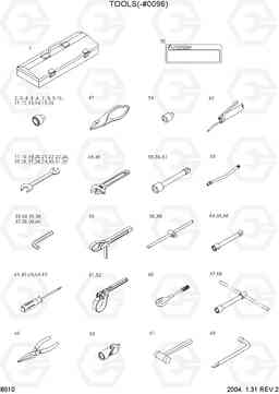 8010 TOOLS(-#0096) R450LC-7, Hyundai