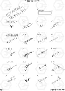 8011 TOOLS(#0097-) R450LC-7, Hyundai