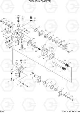 9210 FUEL PUMP(-#1274) R450LC-7, Hyundai