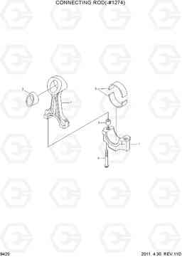 9420 CONNECTING ROD(-#1274) R450LC-7, Hyundai