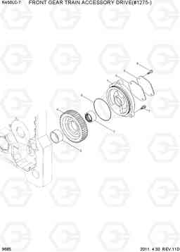 9685 FRONT GEAR TRAIN ACCESSORY DRIVE(#1275-) R450LC-7, Hyundai