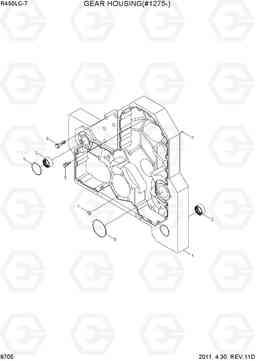 9705 GEAR HOUSING(#1275-) R450LC-7, Hyundai