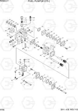 9755 FUEL PUMP(#1275-) R450LC-7, Hyundai