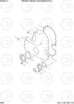 9790 FRONT GEAR COVER(#1275-) R450LC-7, Hyundai