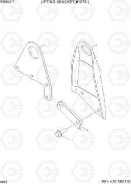 9810 LIFTING BRACKET(#1275-) R450LC-7, Hyundai