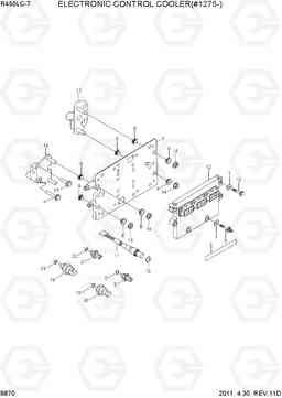 9870 ELECTRONIC CONTROL COOLER(#1275-) R450LC-7, Hyundai