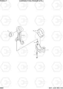 9900 CONNECTING ROD(#1275-) R450LC-7, Hyundai