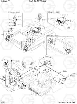 2070 CAB ELECTRIC 2 R450LC-7A, Hyundai