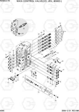 4065 MAIN CONTROL VALVE(2/3, JEIL, #0244-) R450LC-7A, Hyundai