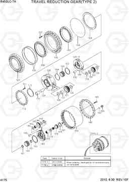 4175 TRAVEL REDUCTION GEAR(TYPE 2) R450LC-7A, Hyundai