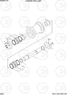 5020 LOWER ROLLER R450LC-7A, Hyundai