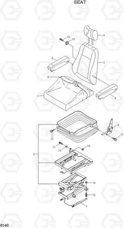 6140 SEAT R450LC-7A, Hyundai