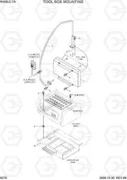 6270 TOOL BOX MOUNTING R450LC-7A, Hyundai