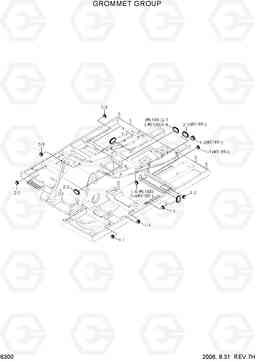 6300 GROMMET GROUP R450LC-7A, Hyundai