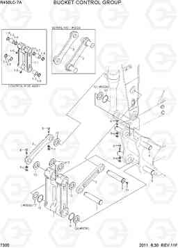 7300 BUCKET CONTROL GROUP R450LC-7A, Hyundai