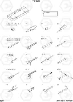 8010 TOOLS R450LC-7A, Hyundai