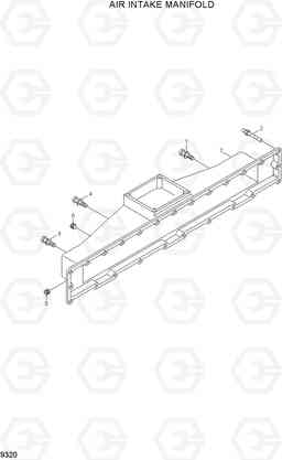9320 AIR INTAKE MANIFOLD R450LC-7A, Hyundai