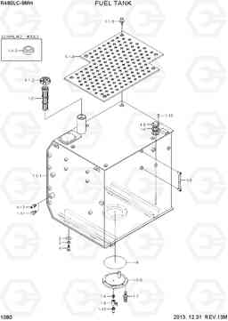 1080 FUEL TANK R480LC-9MH, Hyundai