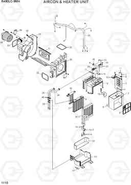 1110 AIRCON & HEATER UNIT R480LC-9MH, Hyundai