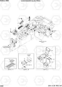 2080 CAB ROOM ELECTRIC R480LC-9MH, Hyundai