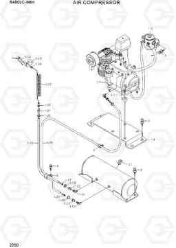 2200 AIR COMPRESSOR R480LC-9MH, Hyundai