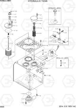 3020 HYDRAULIC TANK R480LC-9MH, Hyundai