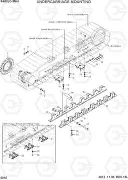 5010 UNDERCARRIAGE MOUNTING R480LC-9MH, Hyundai