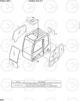 6025 CABIN A/S KIT R480LC-9MH, Hyundai