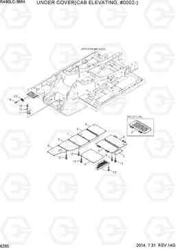 6265 UNDER COVER(CAB ELEVATING, #0002-) R480LC-9MH, Hyundai