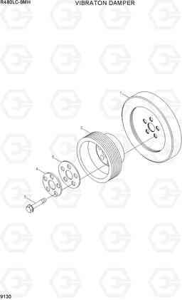 9130 VIBRATION DAMPER R480LC-9MH, Hyundai