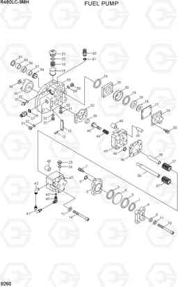 9260 FUEL PUMP R480LC-9MH, Hyundai