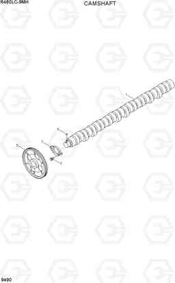9490 CAMSHAFT R480LC-9MH, Hyundai