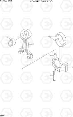 9580 CONNECTING ROD R480LC-9MH, Hyundai