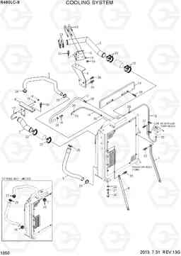 1050 COOLING SYSTEM R480LC-9, Hyundai