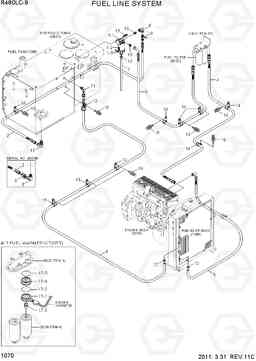 1070 FUEL SYSTEM R480LC-9, Hyundai