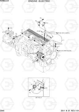 2040 ENGINE ELECTRIC R480LC-9, Hyundai