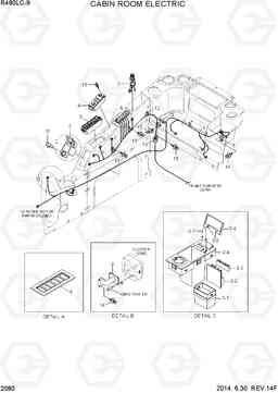 2080 CAB ROOM ELECTRIC R480LC-9, Hyundai