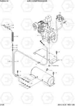 2120 AIR COMPRESSOR R480LC-9, Hyundai