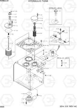 3020 HYDRAULIC TANK R480LC-9, Hyundai