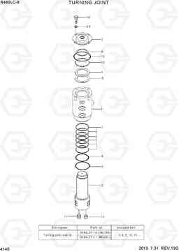 4140 TURNING JOINT R480LC-9, Hyundai