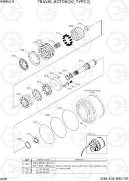 4165 TRAVEL MOTOR(2/2, TYPE 2) R480LC-9, Hyundai