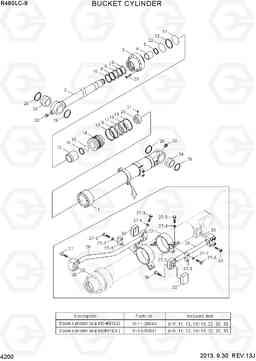 4200 BUCKET CYLINDER R480LC-9, Hyundai