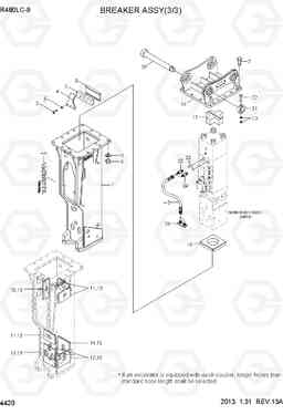 4420 BREAKER ASSY(3/3) R480LC-9, Hyundai