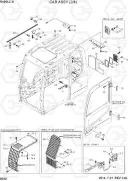 6030 CAB ASSY(2/4) R480LC-9, Hyundai