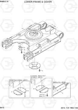 6410 LOWER FRAME & COVER R480LC-9, Hyundai